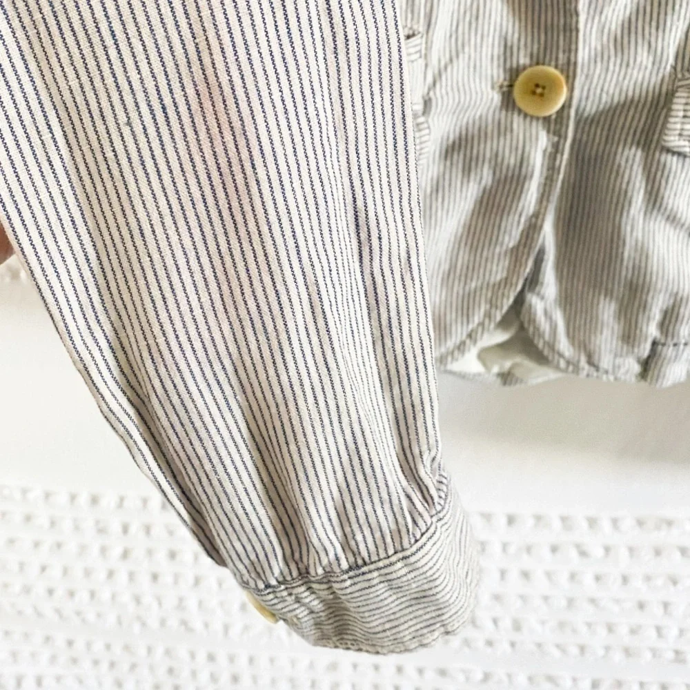 Anthropologie Cartonnier sunglow striped blazer 2